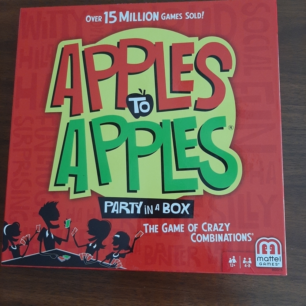Mattel Apples to Apples Party Game - Vibrant Red and Green